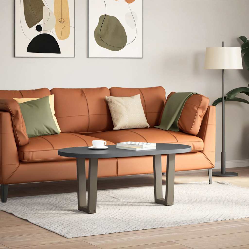 Coffee table legs V-shape 2 pieces natural steel 28x(42-43.3) cm steel