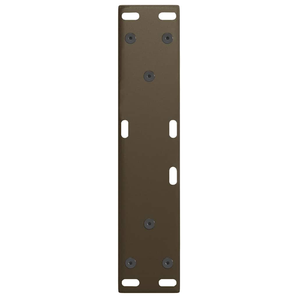 Couchtischbeine V-Form 2 Stück Naturstahl 28x(42-43,3) cm Stahl
