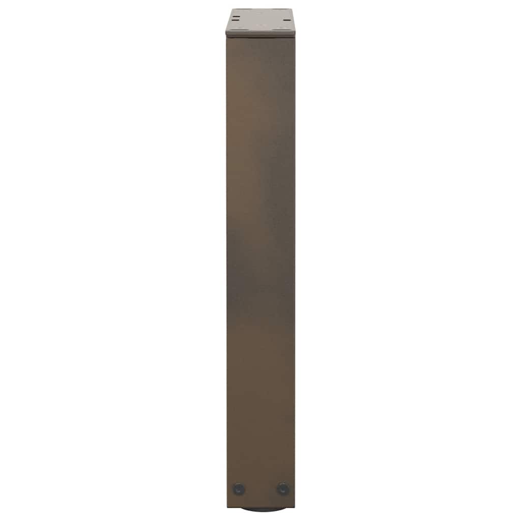 Couchtischbeine V-Form 2 Stück Naturstahl 38x(42-43,3) cm Stahl