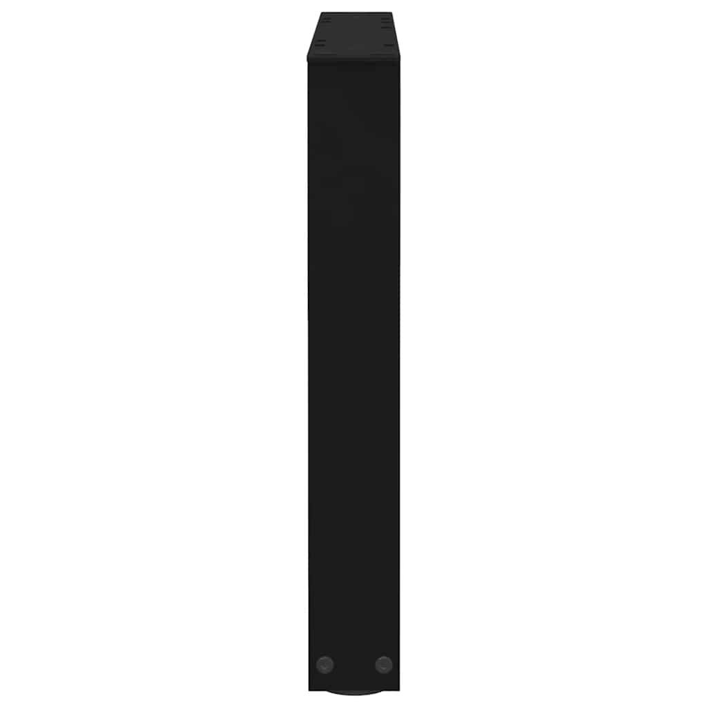 Couchtischbeine V-Form 2 Stück Schwarz 50x(42-43,3) cm Stahl