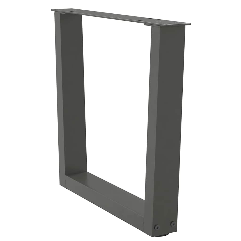 Couchtischbeine V-Form 2 Stück Anthrazit 50x(42-43,3) cm Stahl