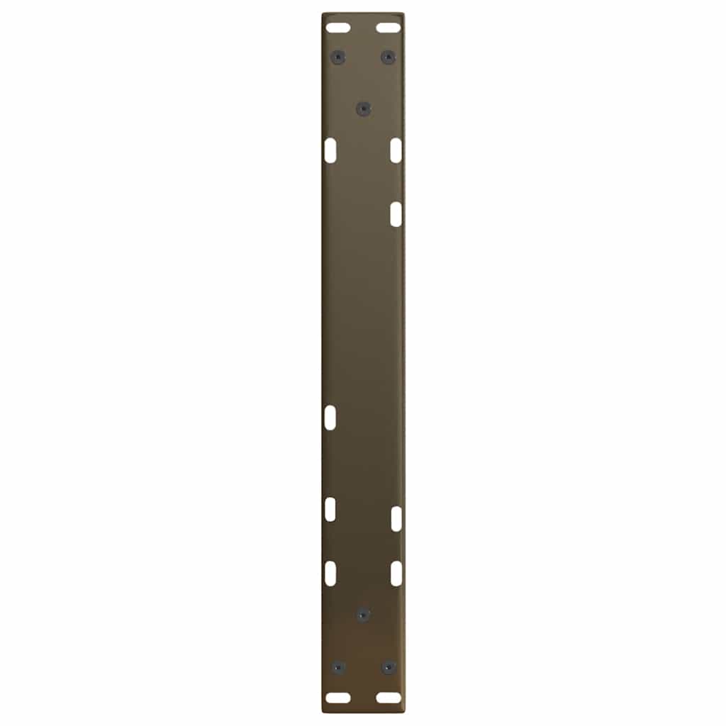 Couchtischbeine V-Form 2 Stück Naturstahl 50x(42-43,3) cm Stahl