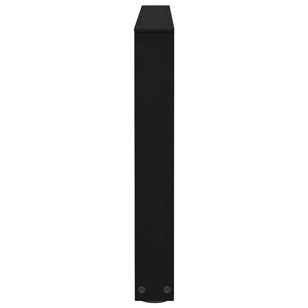 Couchtischbeine V-Form 2 Stück Schwarz 70x(42-43,3) cm Stahl