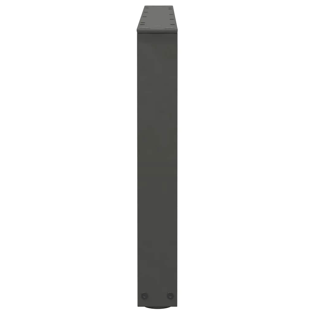 Couchtischbeine V-Form 2 Stück Anthrazit 70x(42-43,3) cm Stahl