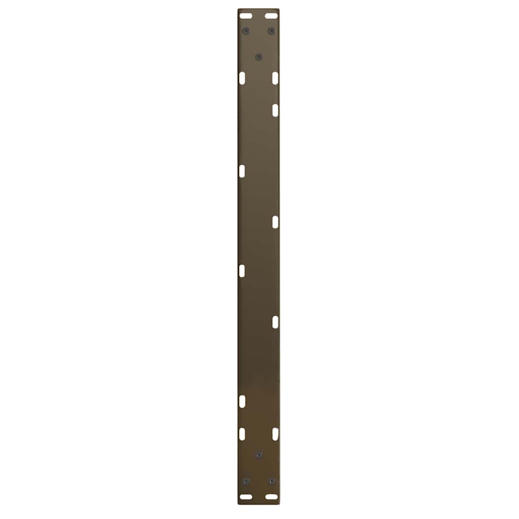Coffee table legs V-shape 2 pieces natural steel 70x(42-43.3) cm steel