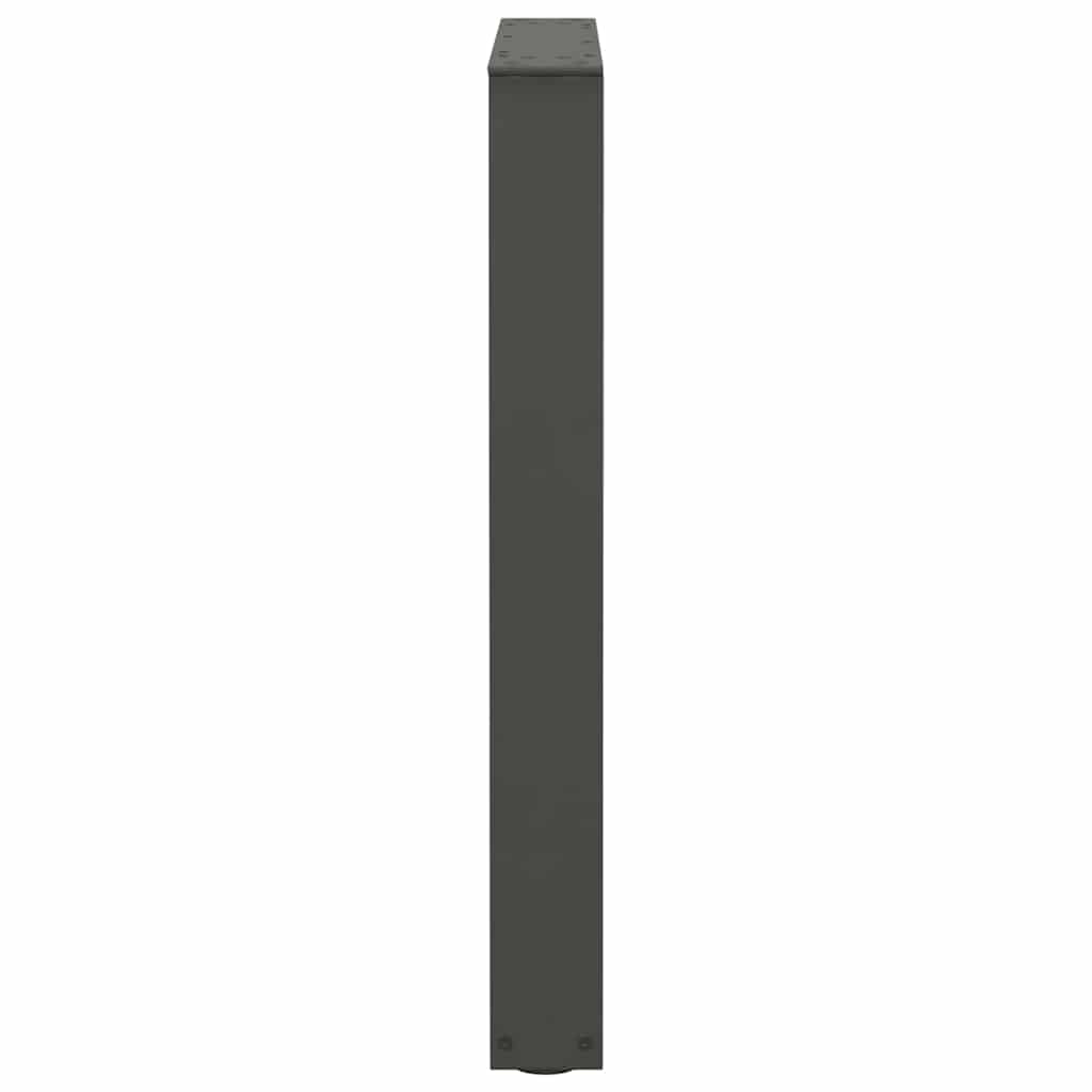 Dining Table Legs V-Shape 2 Pieces Anthracite 60x(72-73.3) cm Steel