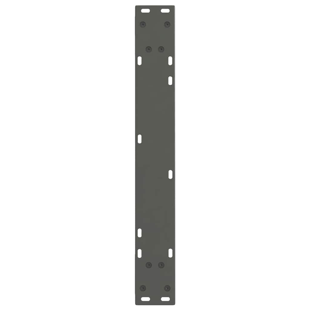Dining Table Legs V-Shape 2 Pieces Anthracite 60x(72-73.3) cm Steel