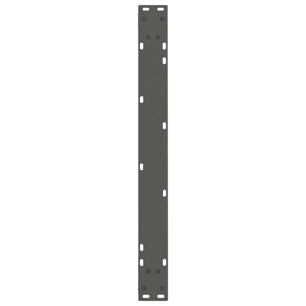Dining Table Legs V-Shape 3 Pieces Anthracite 80x(72-73.3) cm Steel