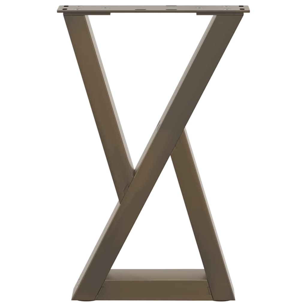 Coffee table legs 2 pcs. Natural steel 28x(42-43.3) cm steel