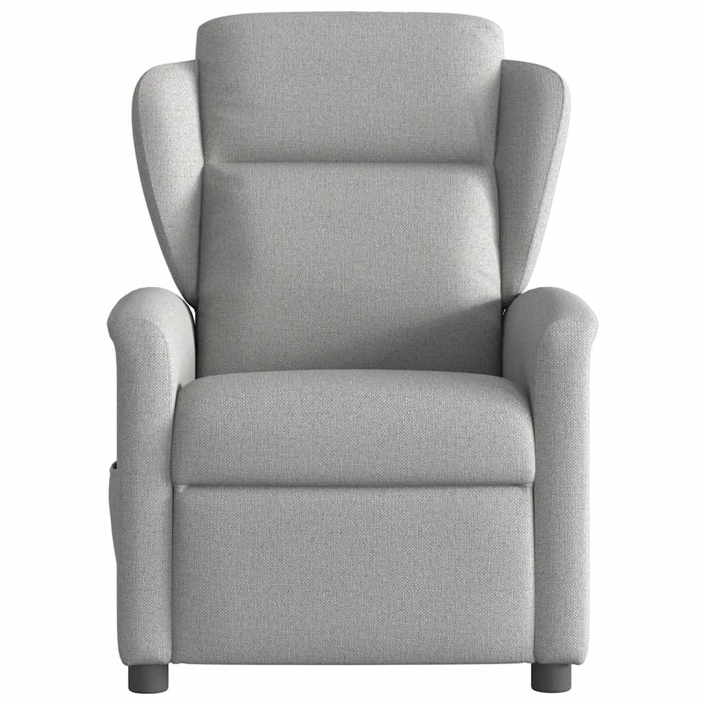 Massagesessel Elektrisch Wolkengrau Stoff