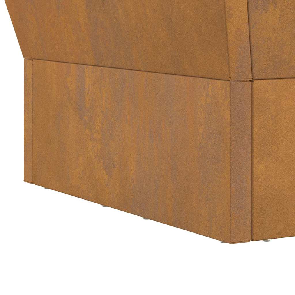 Feuerplatz Braun 40 x 40 x 35 cm Stahl