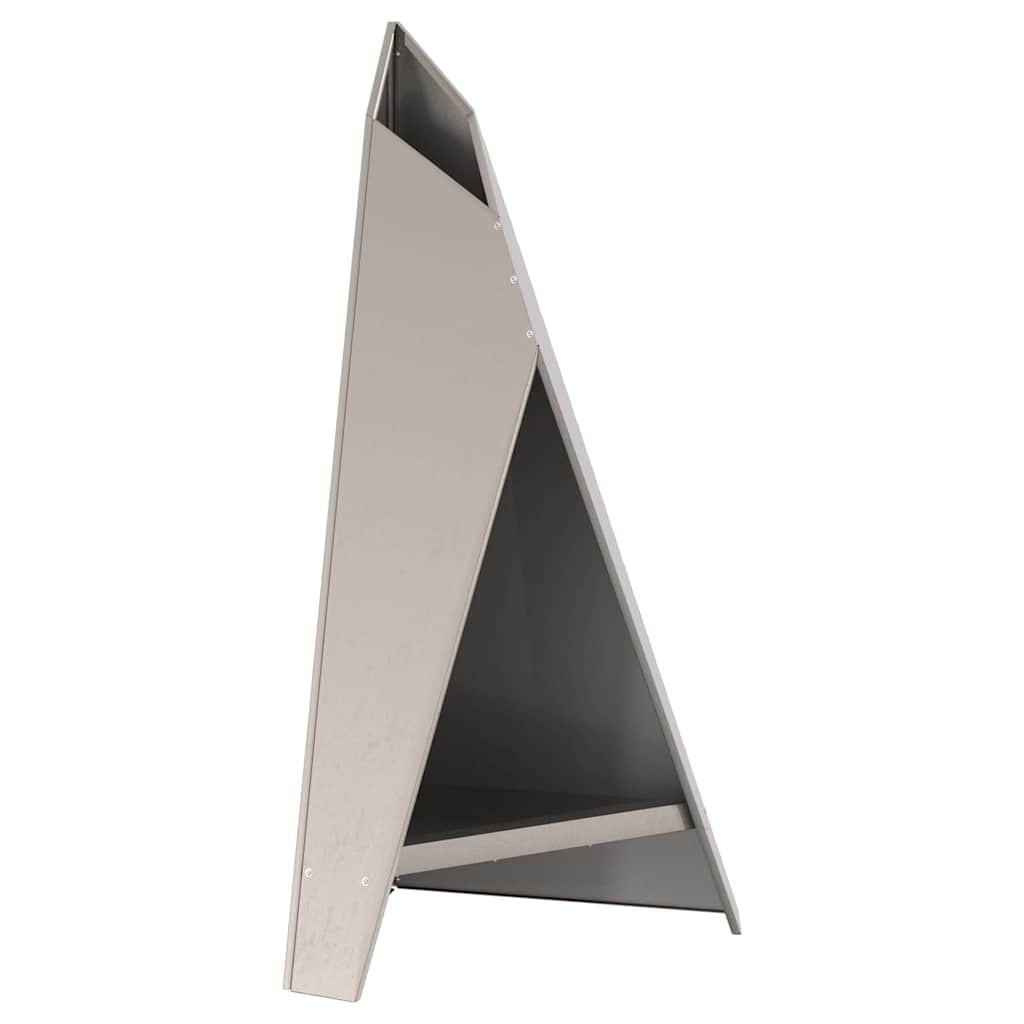 Feuerplatz Braun 58 x 40 x 100 cm Witterungsbeständiger Stahl