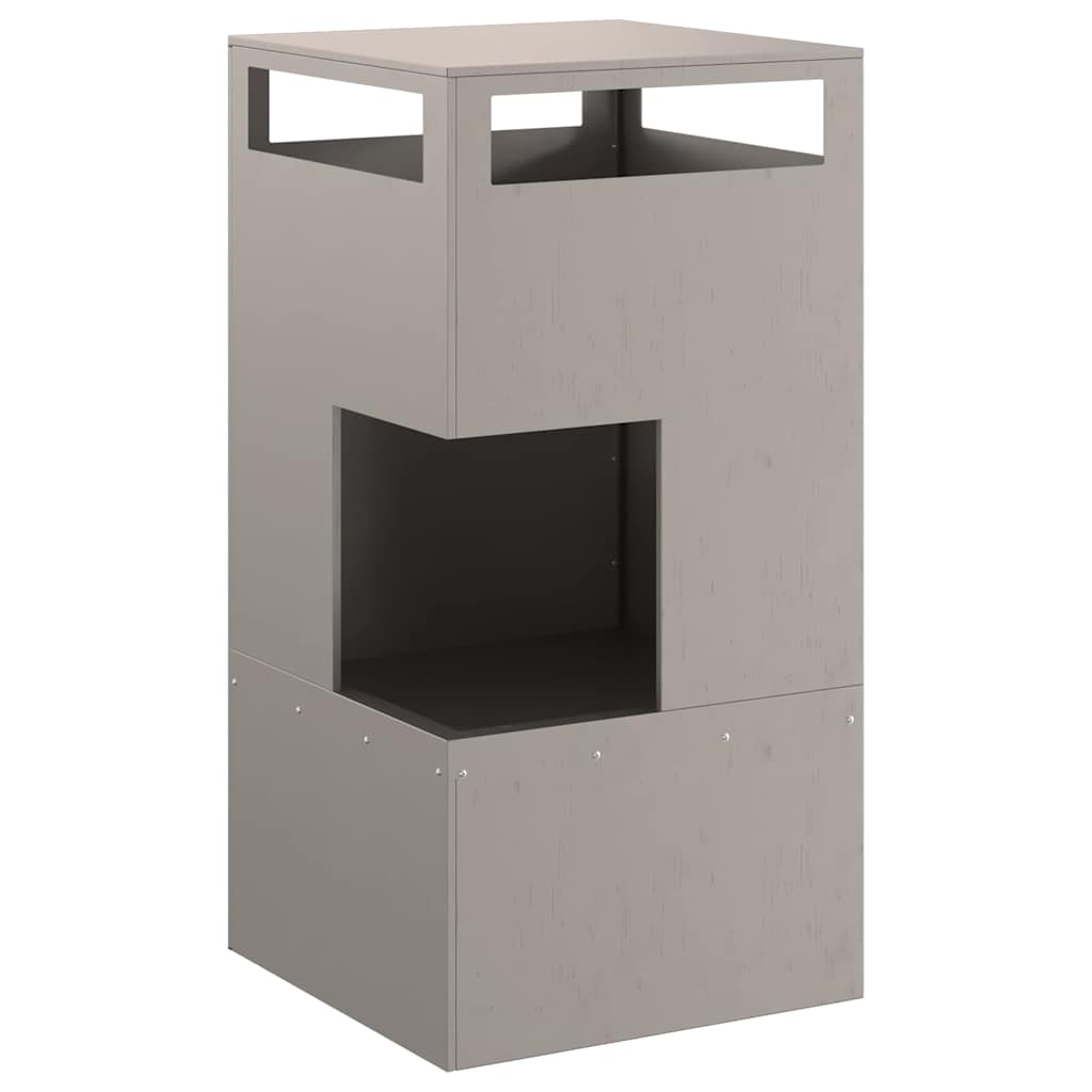 Feuerplatz Braun 50 x 50 x 100 cm Witterungsbeständiger Stahl