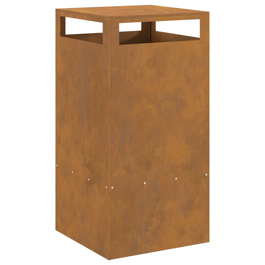 Feuerplatz Braun 50 x 50 x 100 cm Witterungsbeständiger Stahl