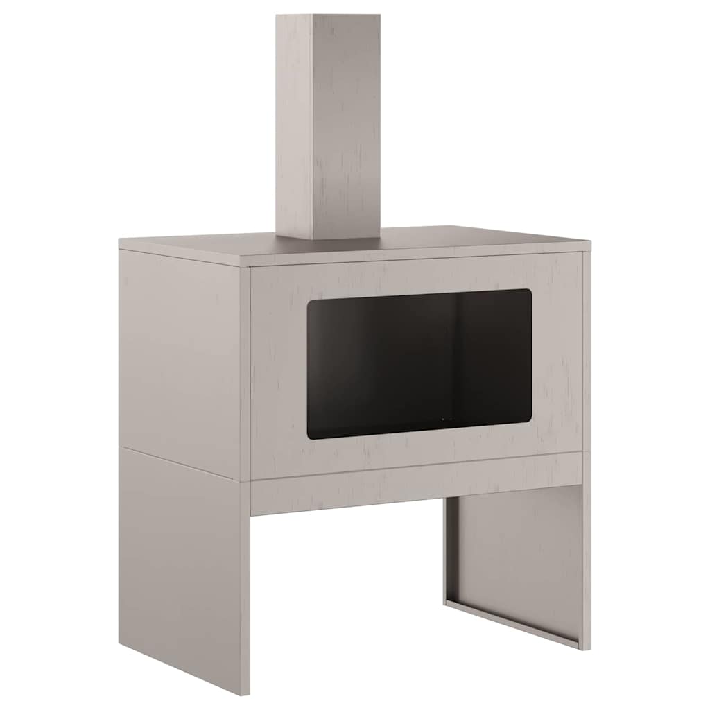 Feuerplatz Braun 60 x 40 x 96 cm Witterungsbeständiger Stahl