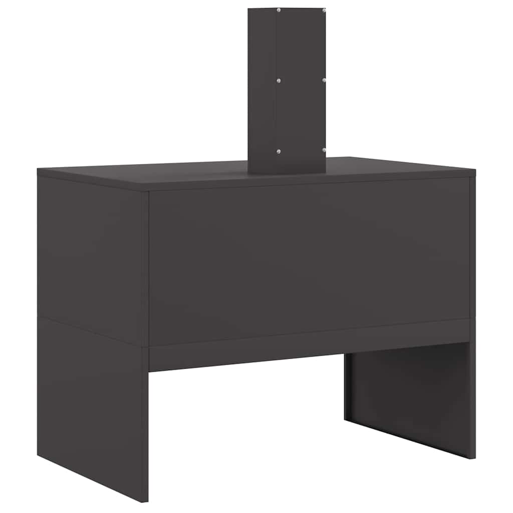 Feuerplatz Schwarz 80 x 50 x 96 cm Kaltgewalzter Stahl