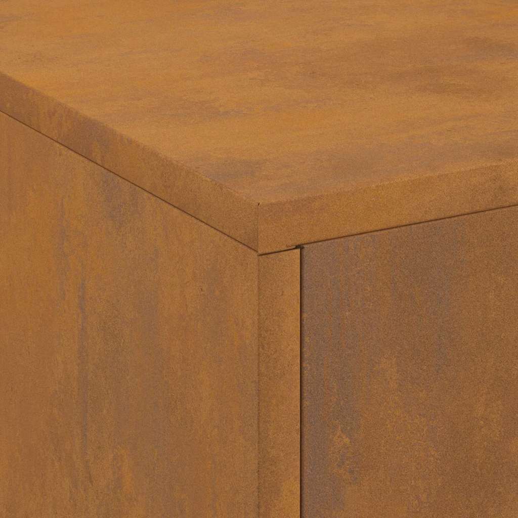 Feuerplatz Braun 80 x 50 x 96 cm Witterungsbeständiger Stahl