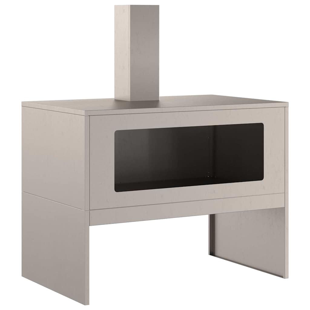 Feuerplatz Braun 80 x 50 x 96 cm Witterungsbeständiger Stahl