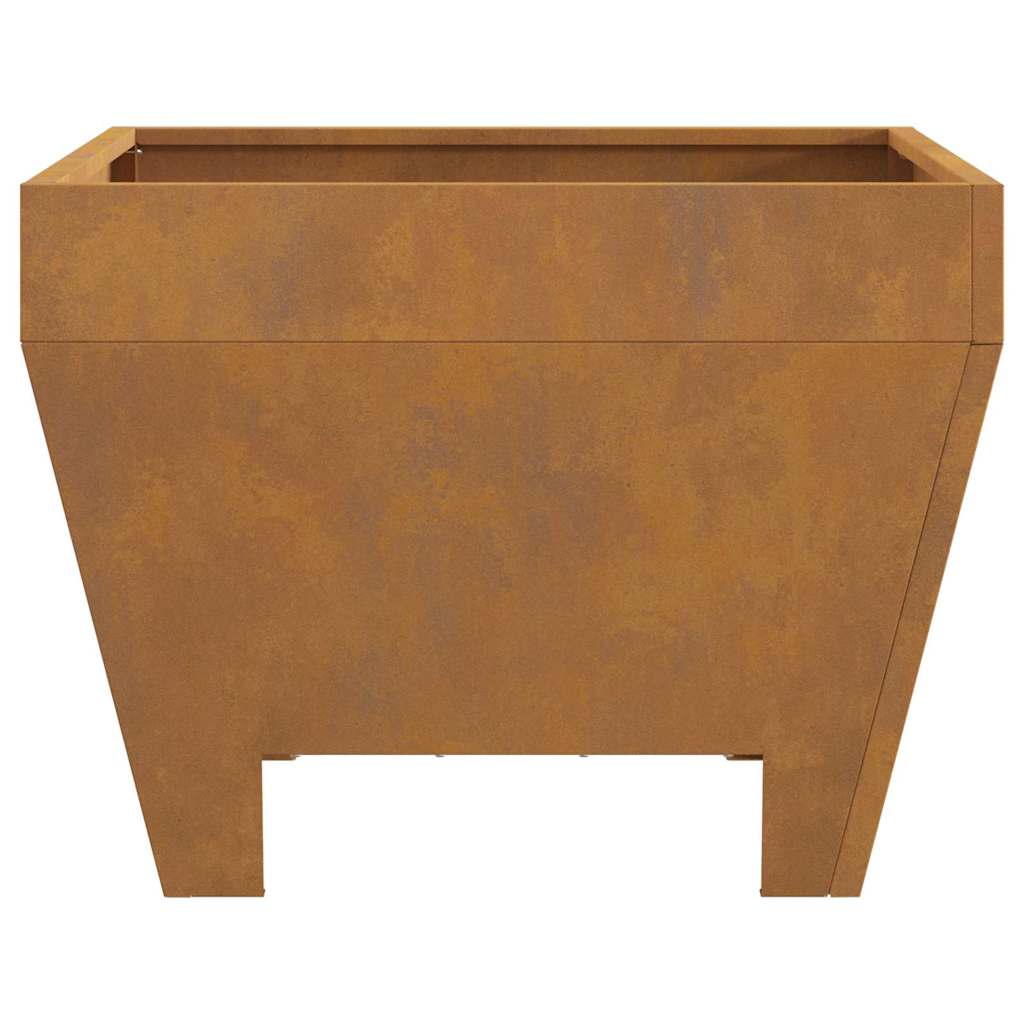 Feuerplatz Braun 50 x 50 x 38 cm Witterungsbeständiger Stahl