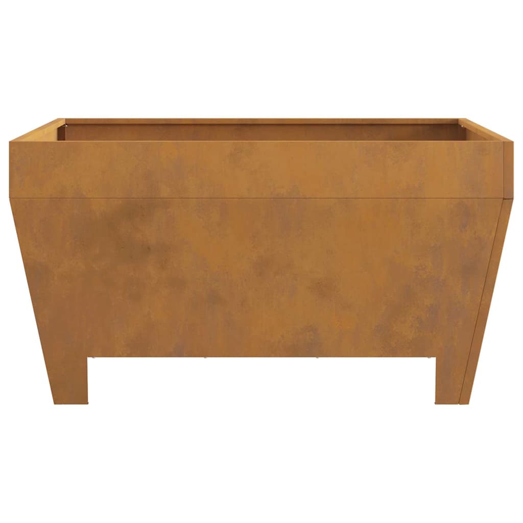 Feuerplatz Braun 80 x 80 x 43 cm Witterungsbeständiger Stahl