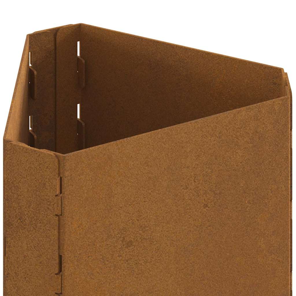 Feuerplatz Braun 50 x 43 x 52 cm Witterungsbeständiger Stahl