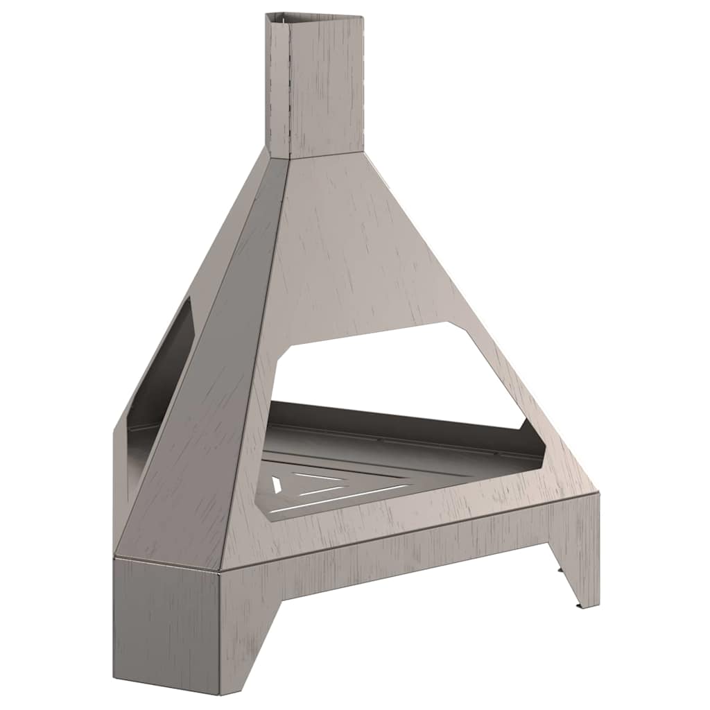 Feuerplatz Braun 50 x 43 x 52 cm Witterungsbeständiger Stahl