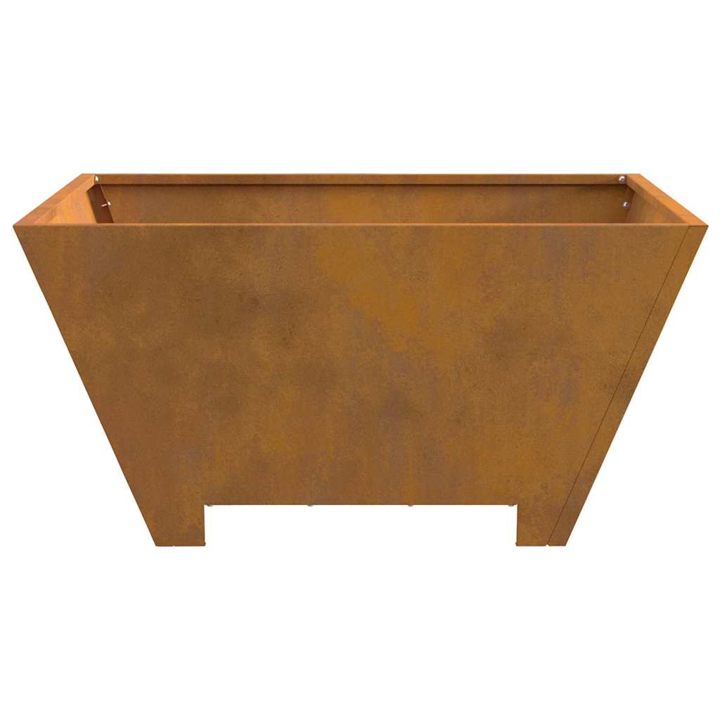 Feuerplatz Braun 60 x 60 x 30 cm Witterungsbeständiger Stahl