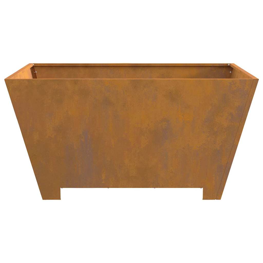 Feuerplatz Braun 80 x 80 x 40 cm Witterungsbeständiger Stahl