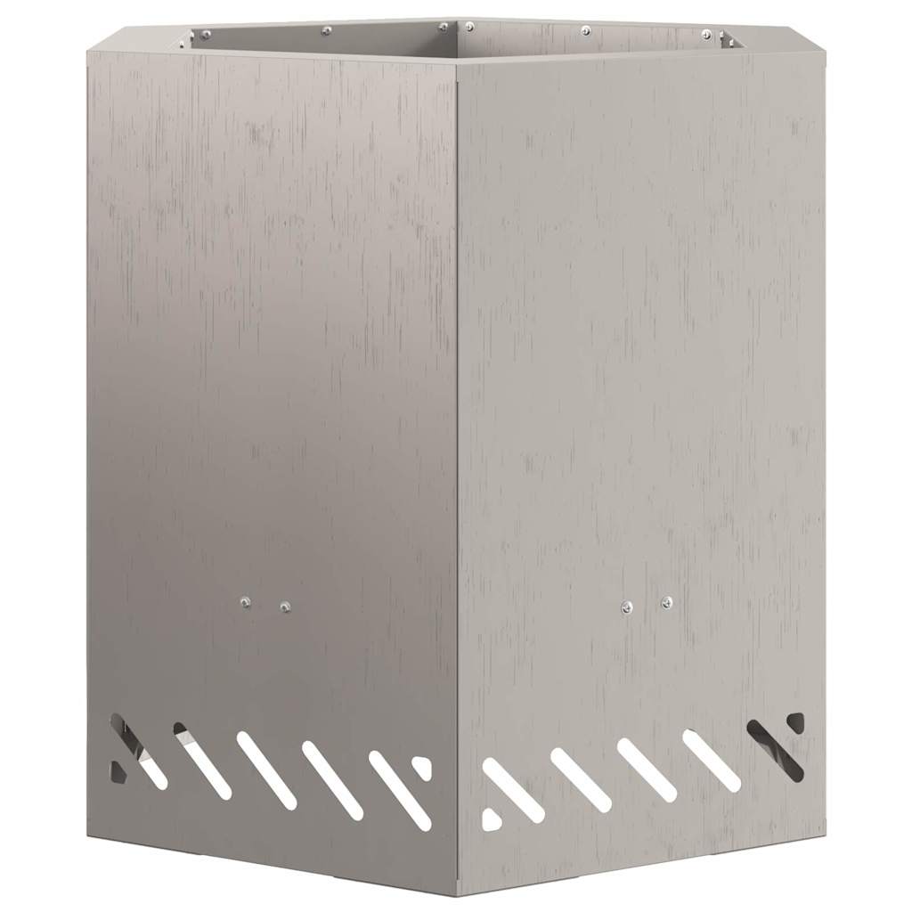 Feuerplatz Braun 48 x 48 x 51 cm Witterungsbeständiger Stahl