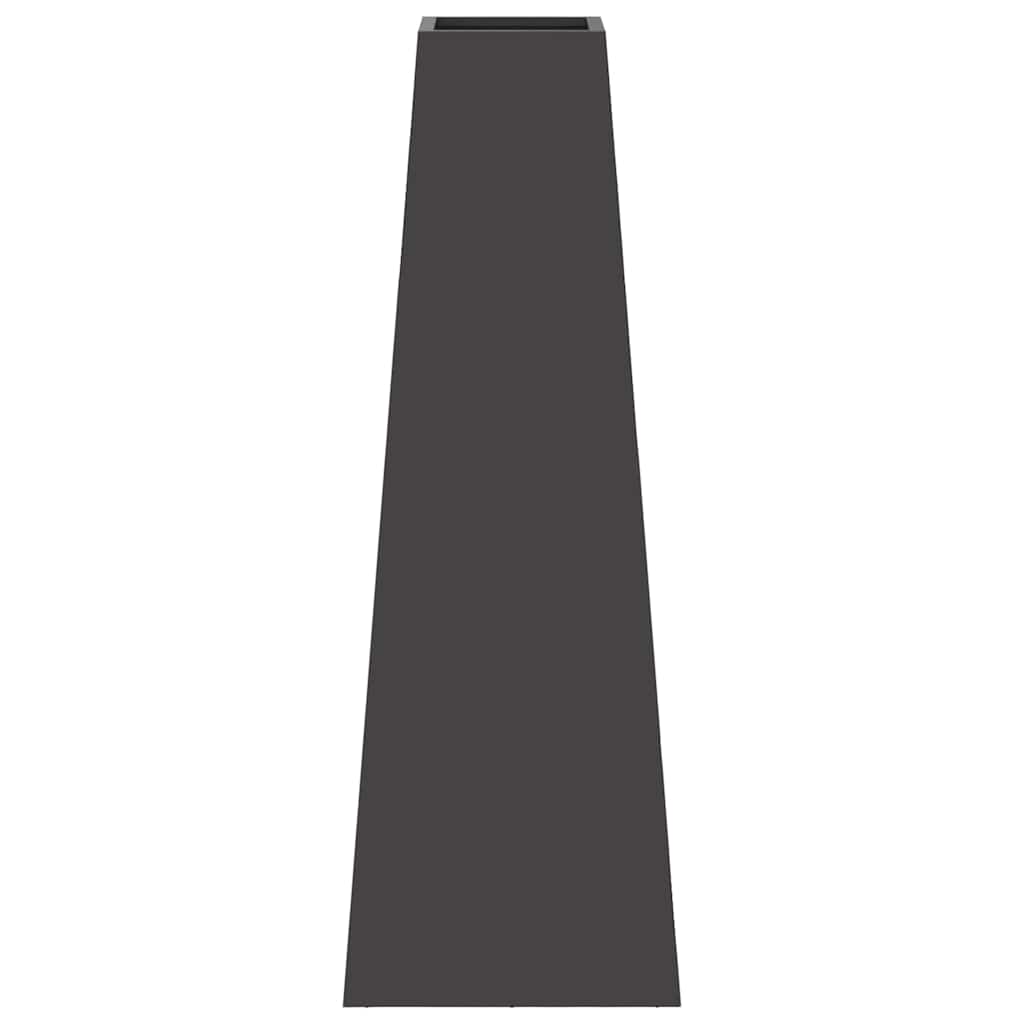 Feuerplatz Schwarz 50 x 35 x 100 cm Kaltgewalzter Stahl