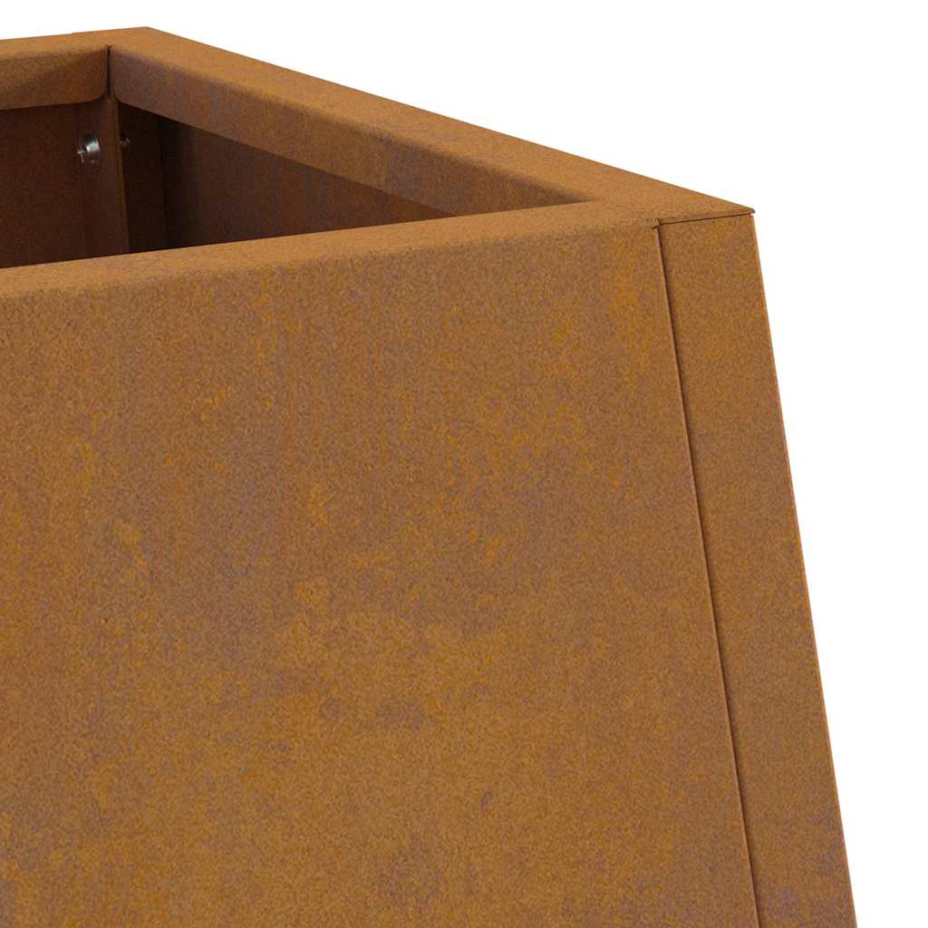Feuerplatz Braun 50 x 35 x 100 cm Witterungsbeständiger Stahl