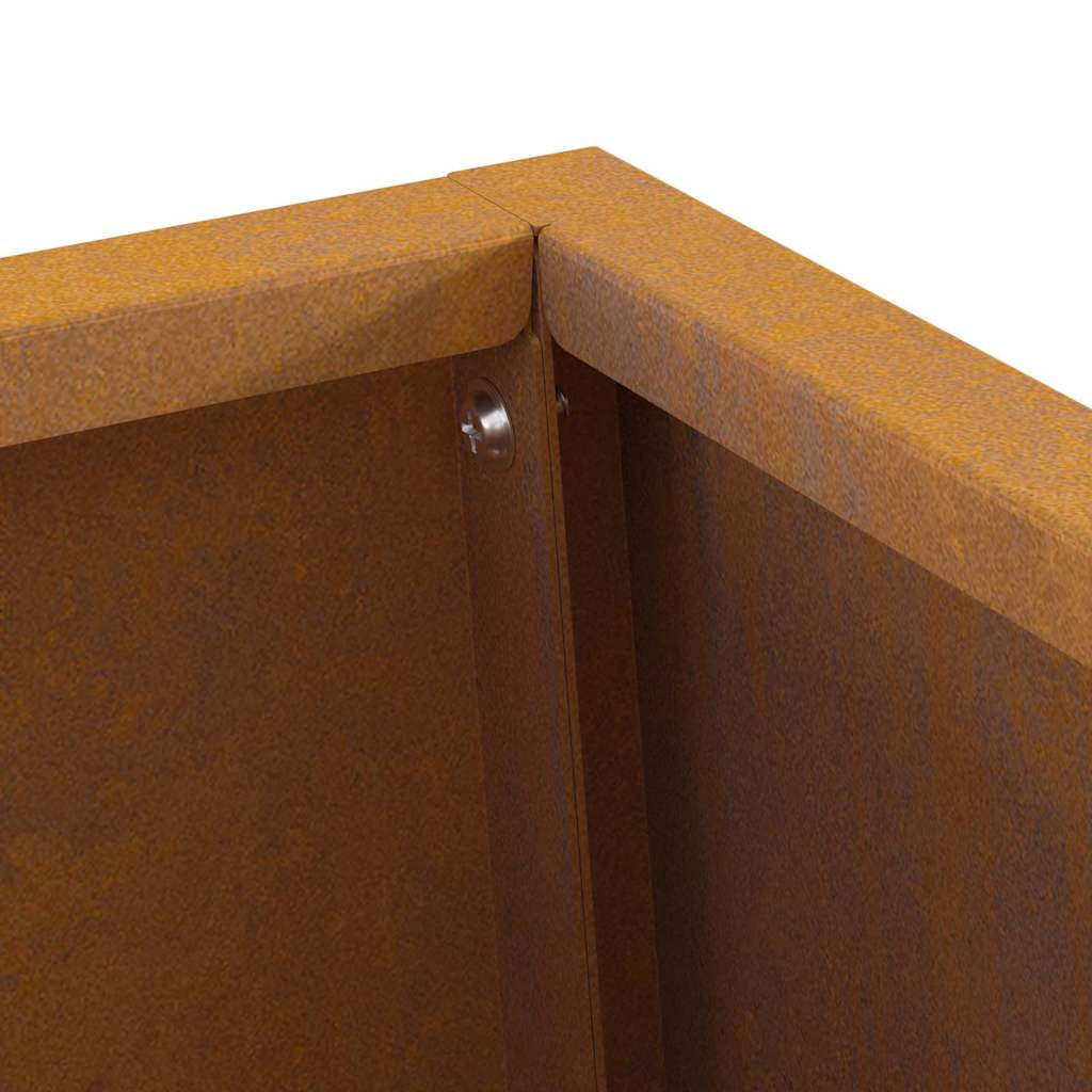Feuerplatz Braun 50 x 35 x 100 cm Witterungsbeständiger Stahl