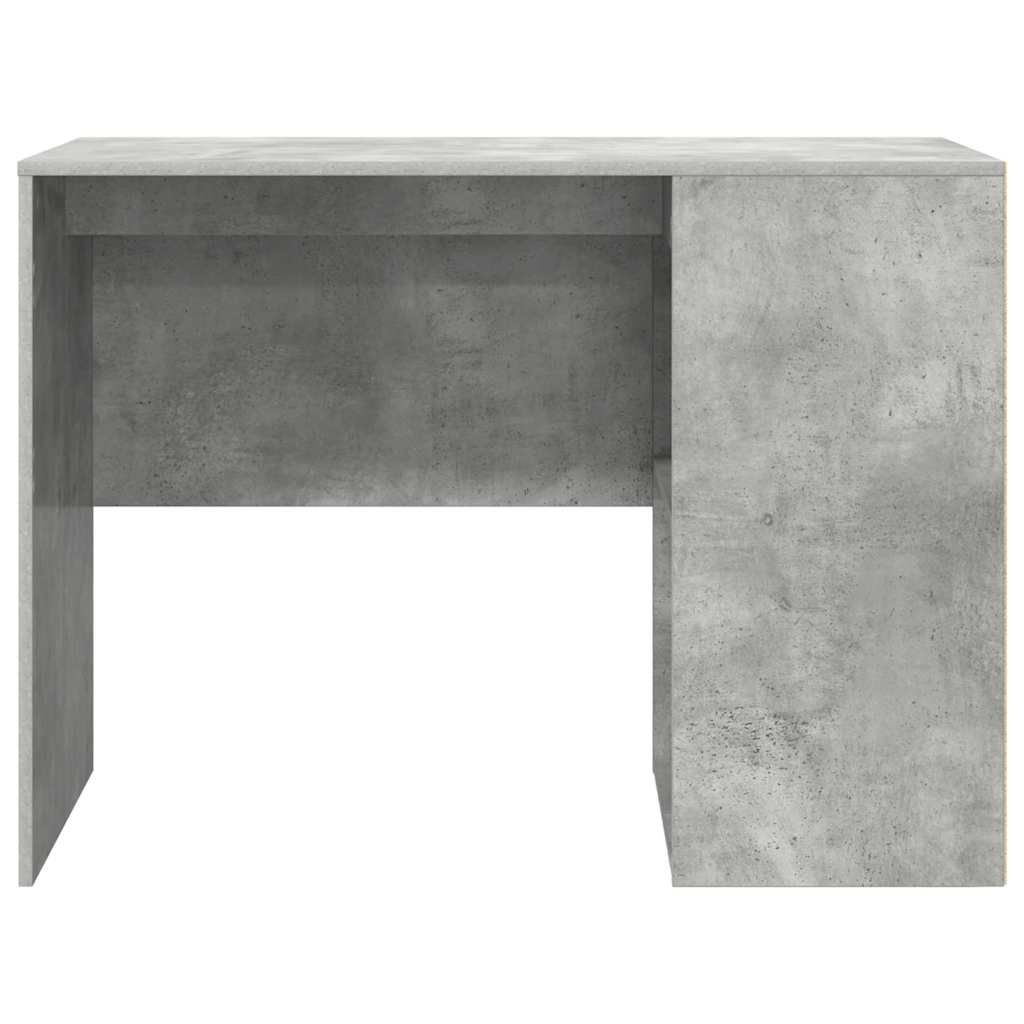 Schreibtisch mit Regal Betongrau 102 x 50 x 75 cm Holzwerkstoff