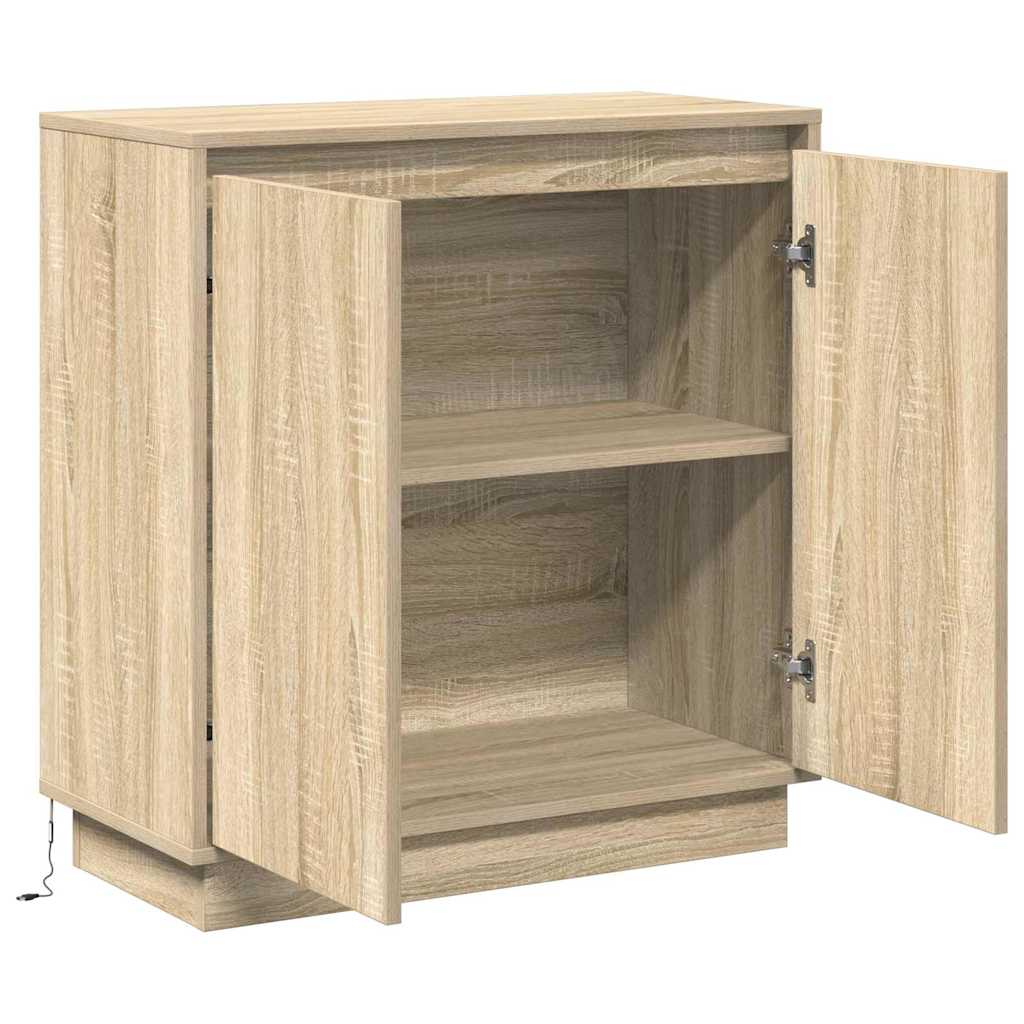 Sideboard mit Tür Sonoma Eiche 71 x 34,5 x 75 cm Holzwerkstoff