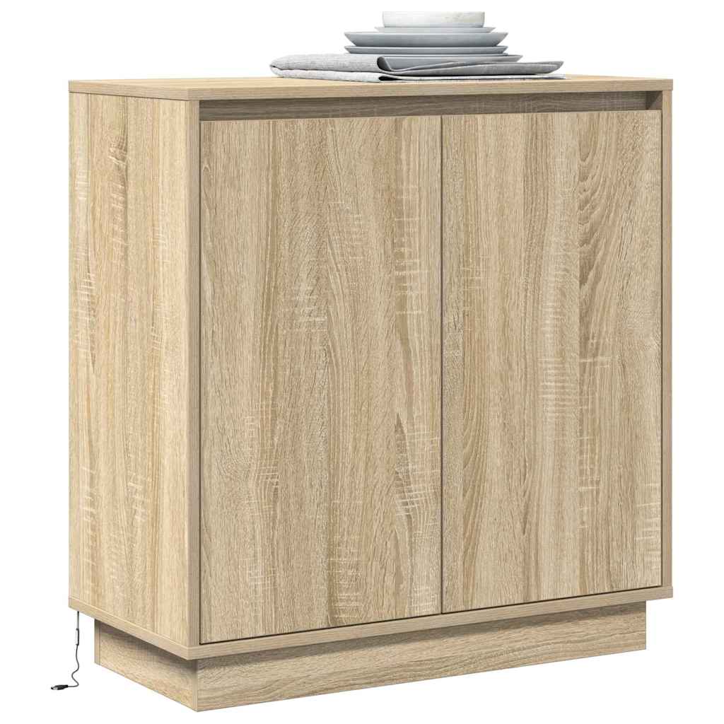 Sideboard mit Tür Sonoma Eiche 71 x 34,5 x 75 cm Holzwerkstoff