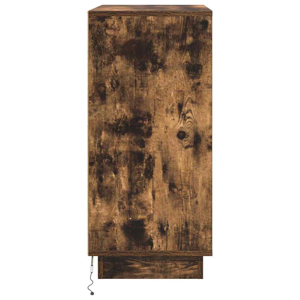 Sideboard Geräucherte Eiche 71 x 34,5 x 75 cm Holzwerkstoff