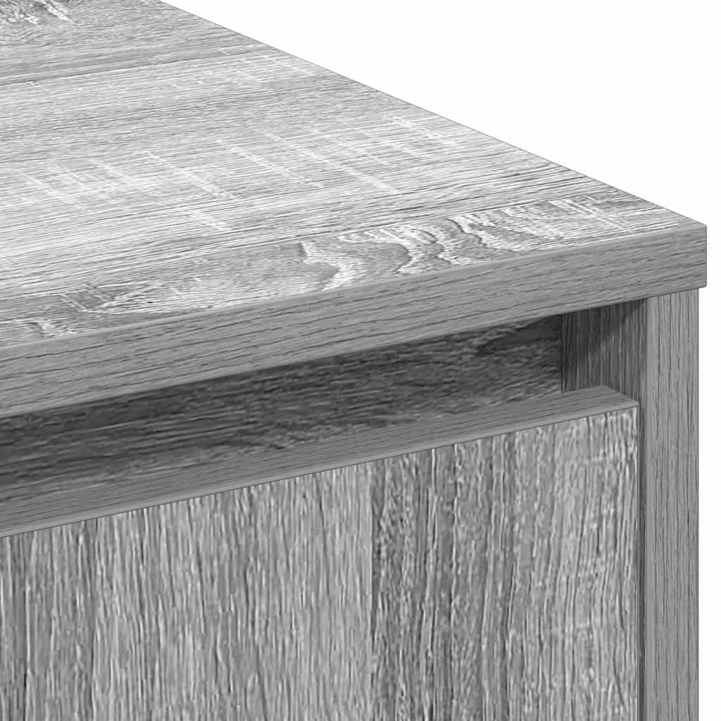 Sideboard mit Tür Graues Sonoma 71 x 34,5 x 75 cm Holzwerkstoff