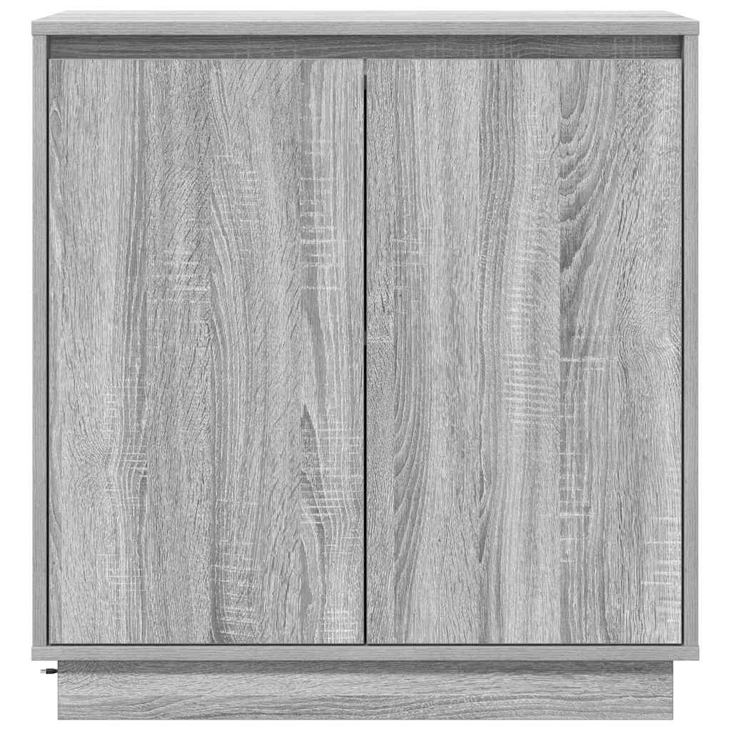 Sideboard mit Tür Graues Sonoma 71 x 34,5 x 75 cm Holzwerkstoff
