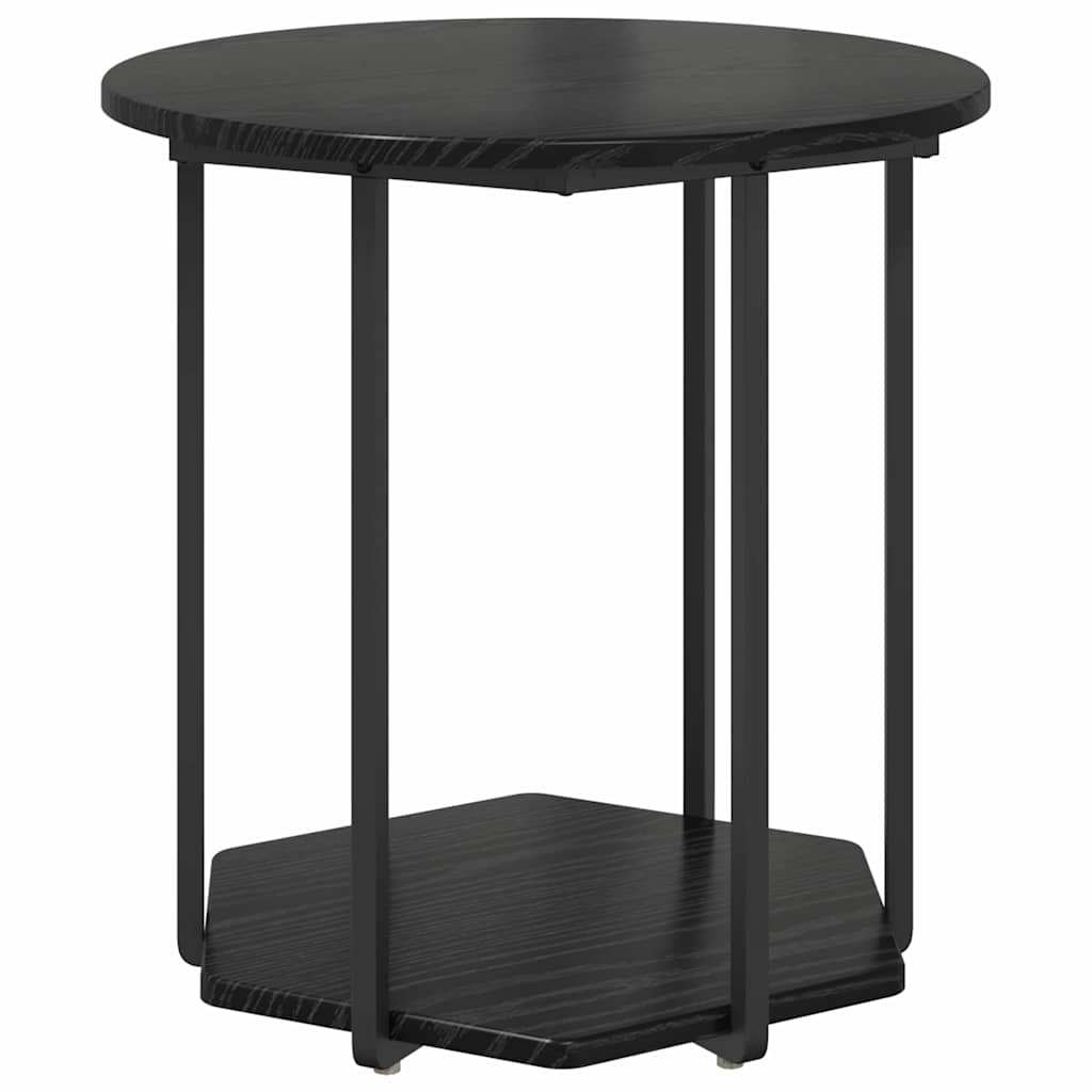 Beistelltisch-Set 2 pcs Schwarze Eiche 50 x 50 x 50.5 cm