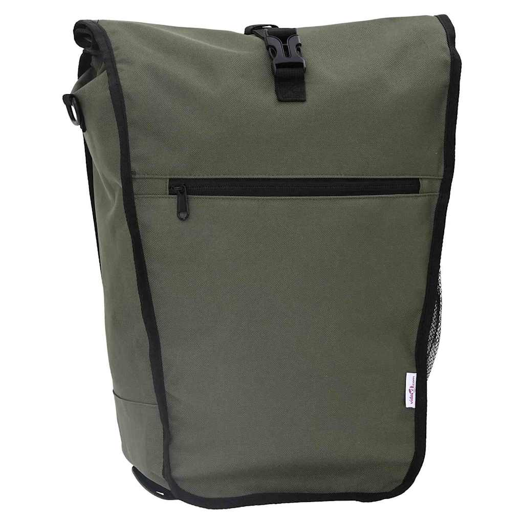 Fahrradtasche Olivgrün 34 x 16 x 59 cm Polyester