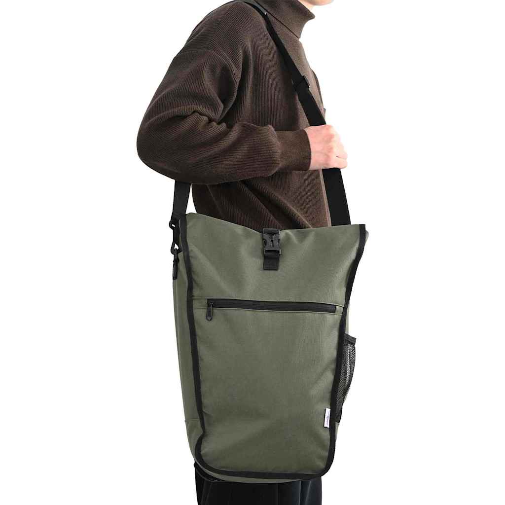 Fahrradtasche Olivgrün 34 x 16 x 59 cm Polyester