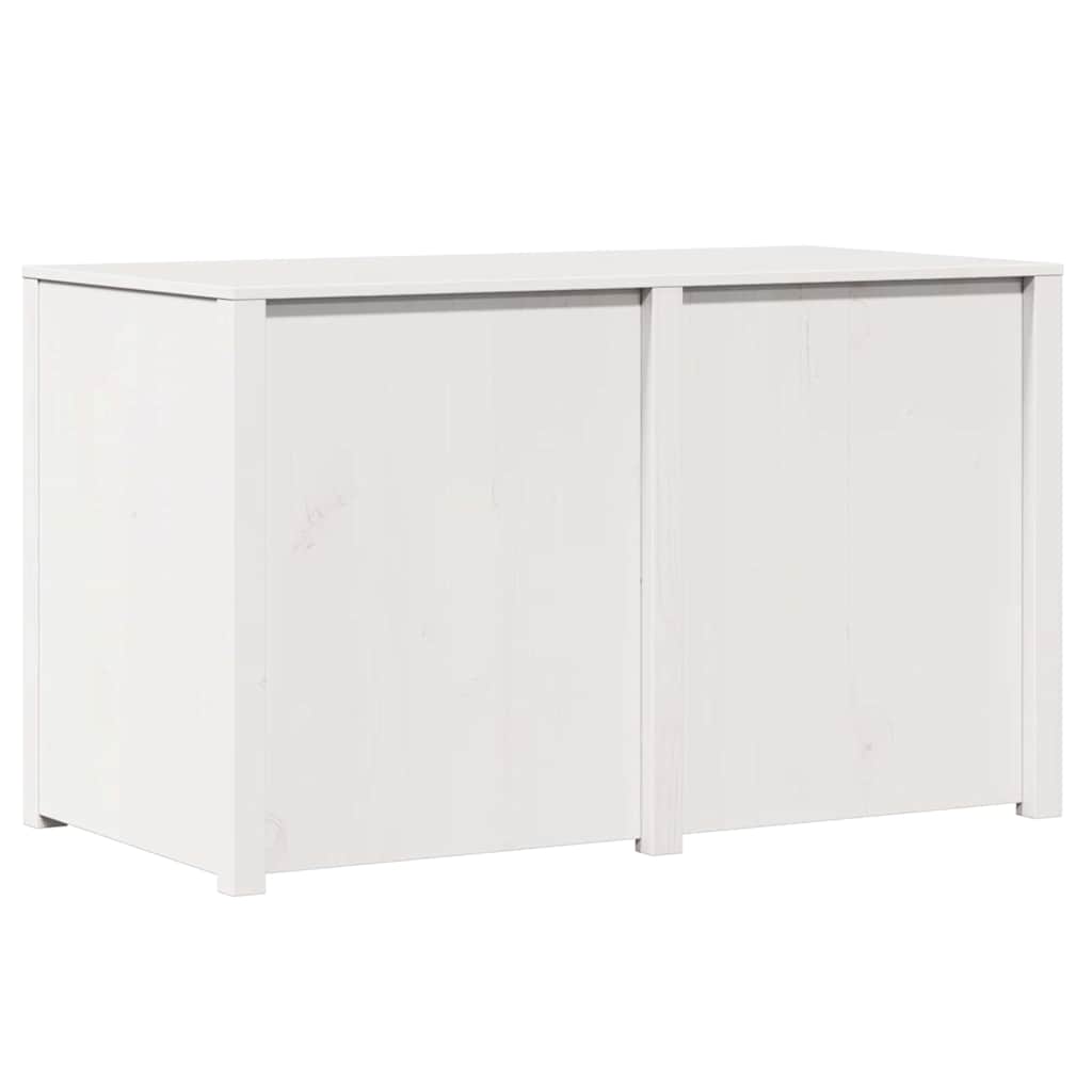 Küchenschrank mit Regal Weiß 106 x 55 x 64 cm Massivholz Kiefer