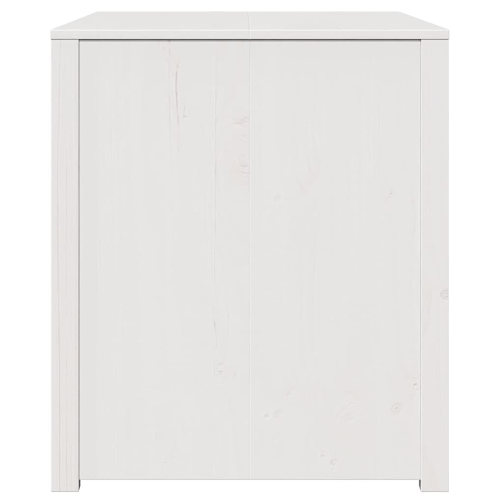 Küchenschrank mit Regal Weiß 106 x 55 x 64 cm Massivholz Kiefer