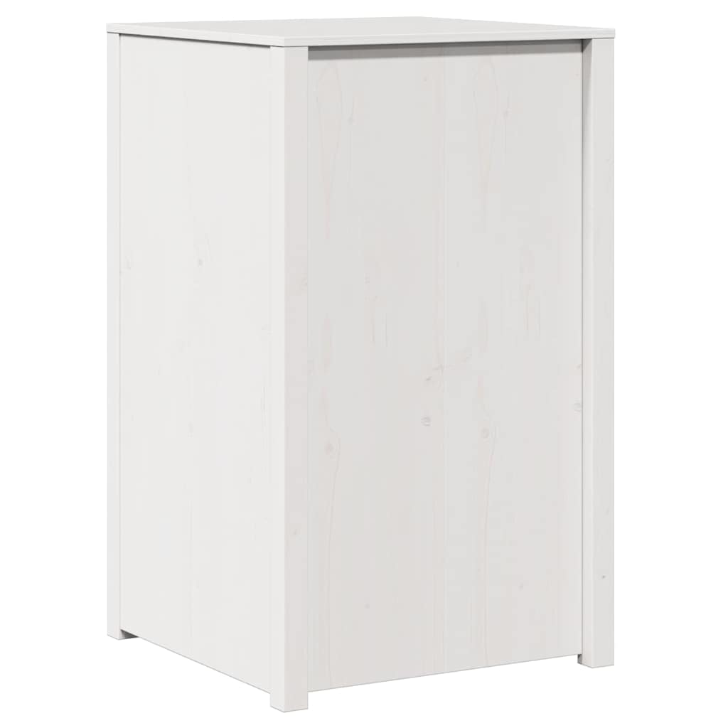 Küchenschrank mit Regal Weiß 55 x 55 x 92 cm Massivholz Kiefer