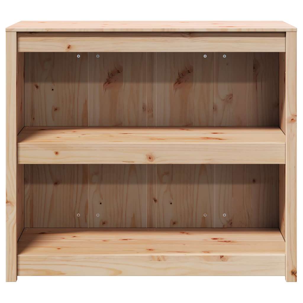 Küchenschrank Braun 106 x 55 x 92 cm Massivholz Kiefer