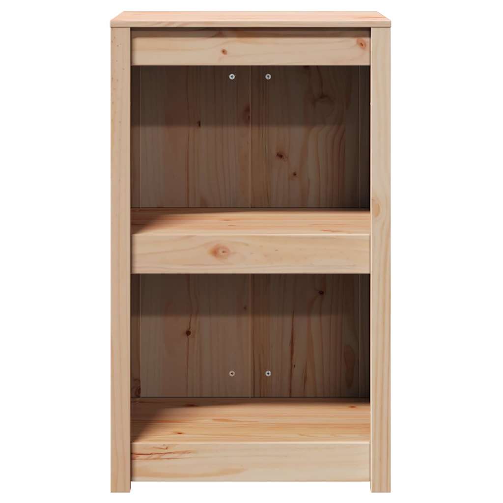 Küchenschrank mit Regal Braun 55 x 55 x 92 cm Massivholz Kiefer