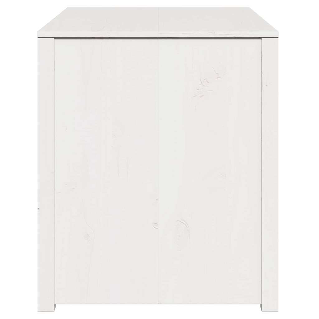 Küchenschrank mit Regal Weiß 106 x 55 x 64 cm Massivholz Kiefer