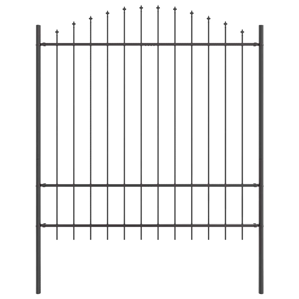 Gartenzaun Grau 170 x 175 cm