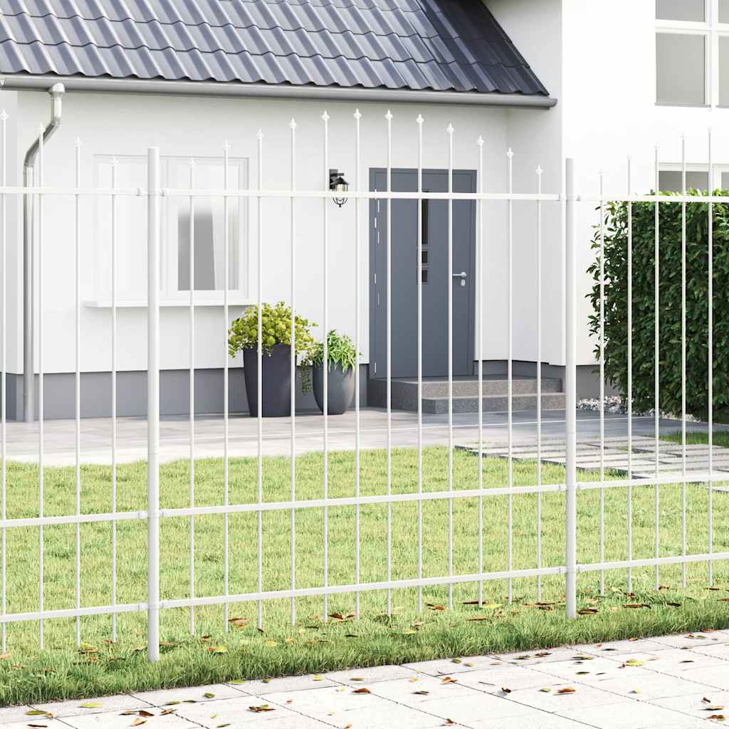 Gartenzaun Weiß 170 x 175 cm