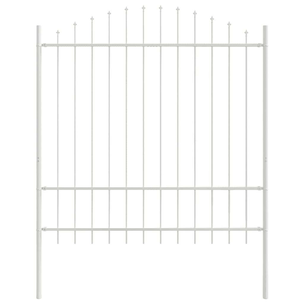 Gartenzaun Weiß 170 x 175 cm